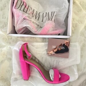 Dream Pairs Women's Pink Heels